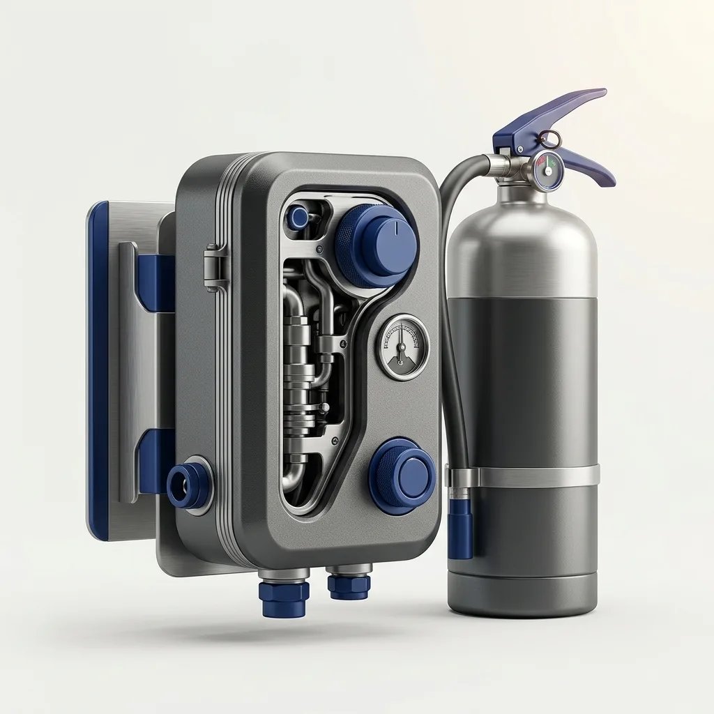 sistema automático de combate a incêndio