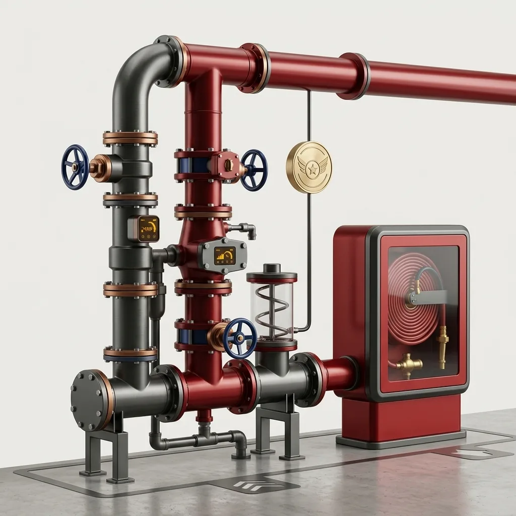 sistema de hidrantes para combate a incêndio